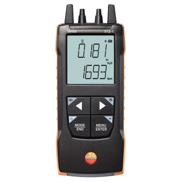 Testo 512-1 Digital Differential Pressure Measuring Instrument with App Connection