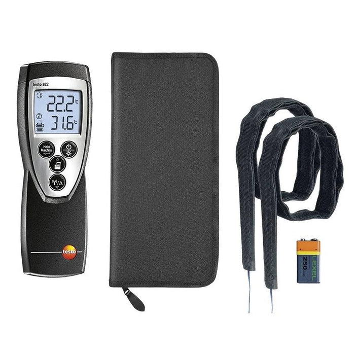 Testo 922 Temperature Measuring Instrument (HVAC/R Set)