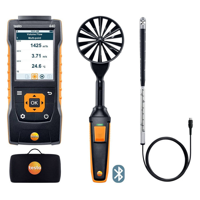 Testo 440 Air Flow Combo Kit 2 With Bluetooth®