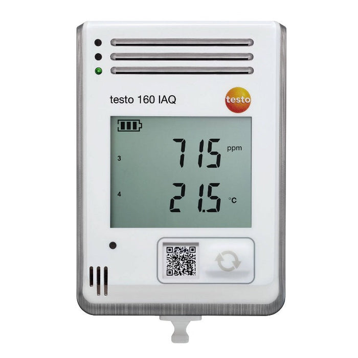 Testo 160 IAQ : Temp, Humidity, CO2 & Atmospheric Pressure Datalogger-Wifi