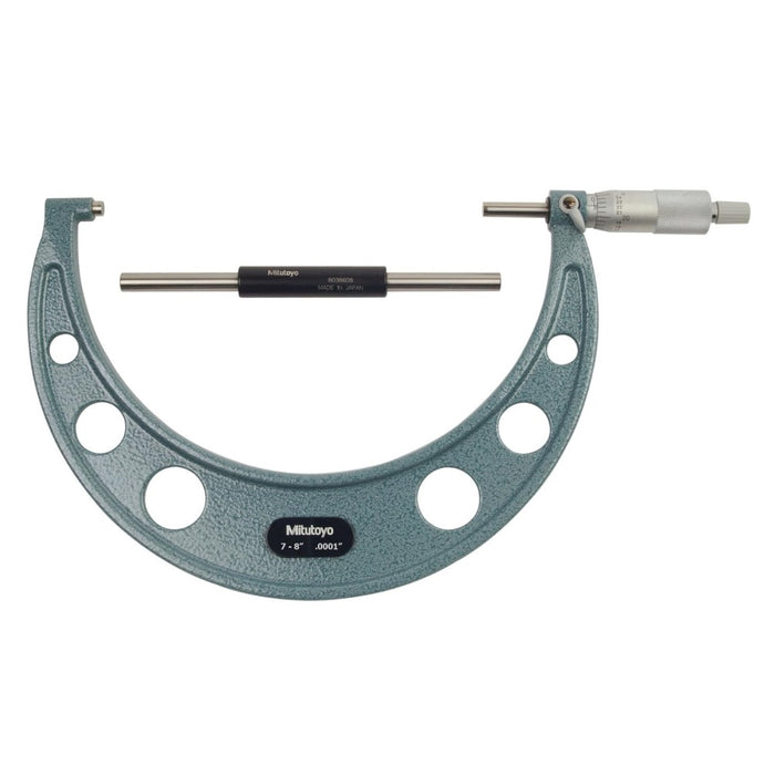 Mitutoyo 103-222 Outside Micrometer, Range 7 To 8"