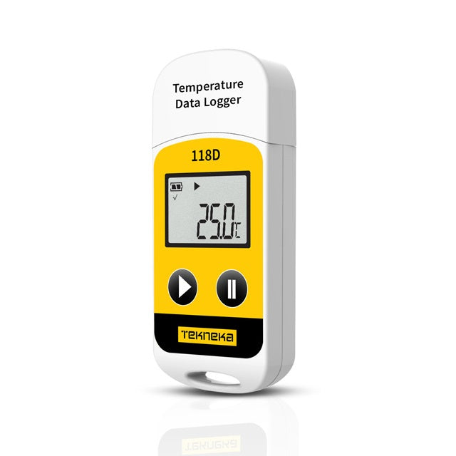 Tekneka 118D Temperature Data Logger With Calibration Certificate