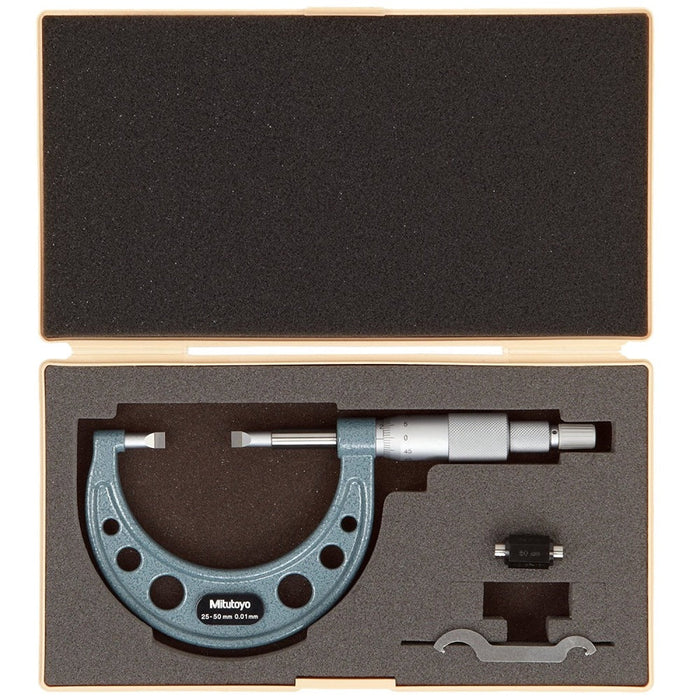 Mitutoyo 122-102 Blade Micrometer, Range 25-50mm