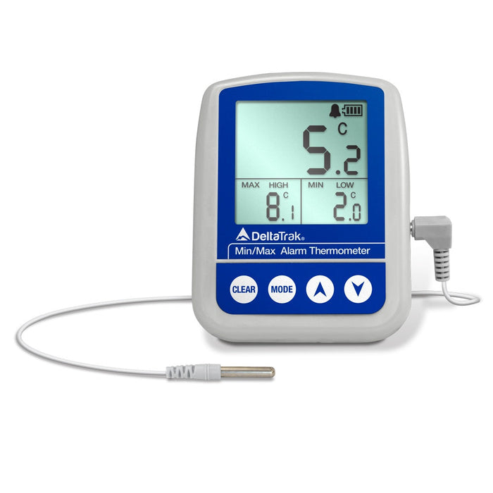 DeltaTrak 12217 Min-Max Alarm Digital Thermometer