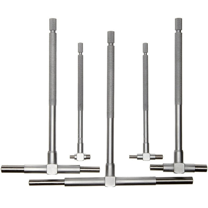 Mitutoyo 155-904 Telescoping Gage, 5 Piece Set, Range 0.5-6"