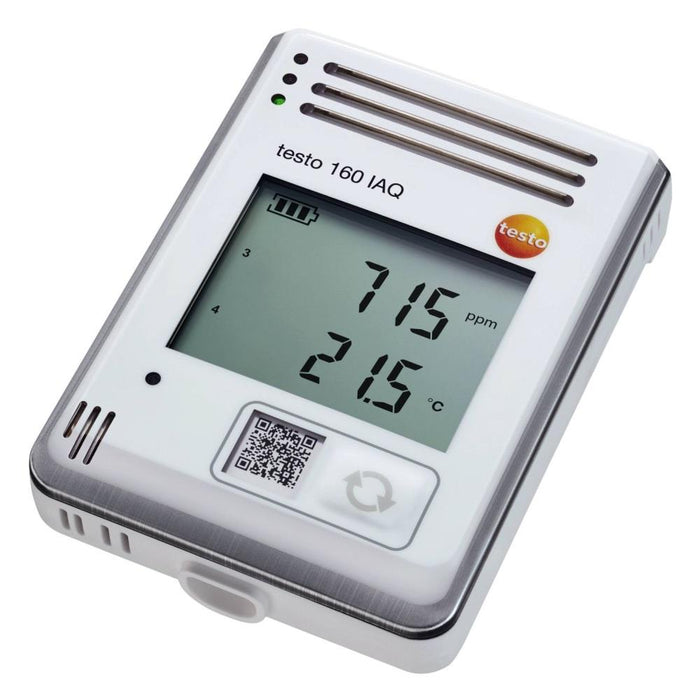 Testo 160 IAQ : Temp, Humidity, CO2 & Atmospheric Pressure Datalogger-Wifi