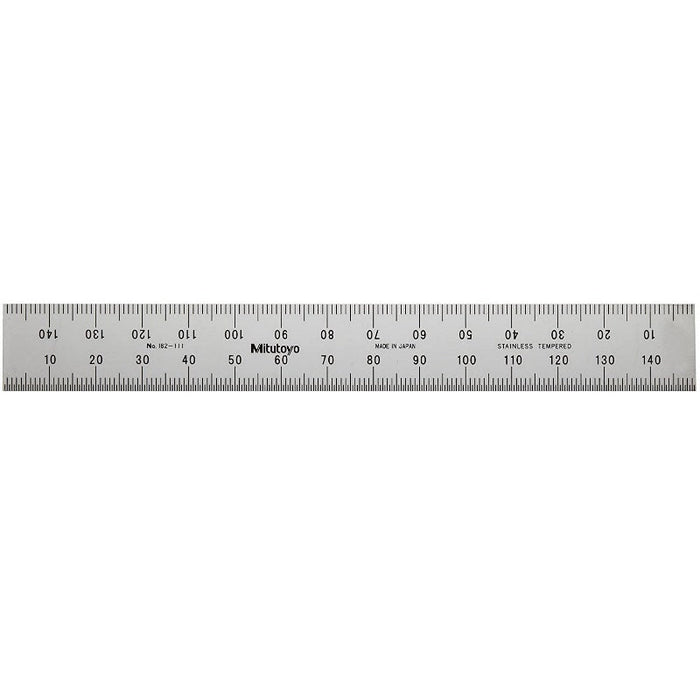 Mitutoyo 182-111 Wide Rigid Rule, Size 150mm