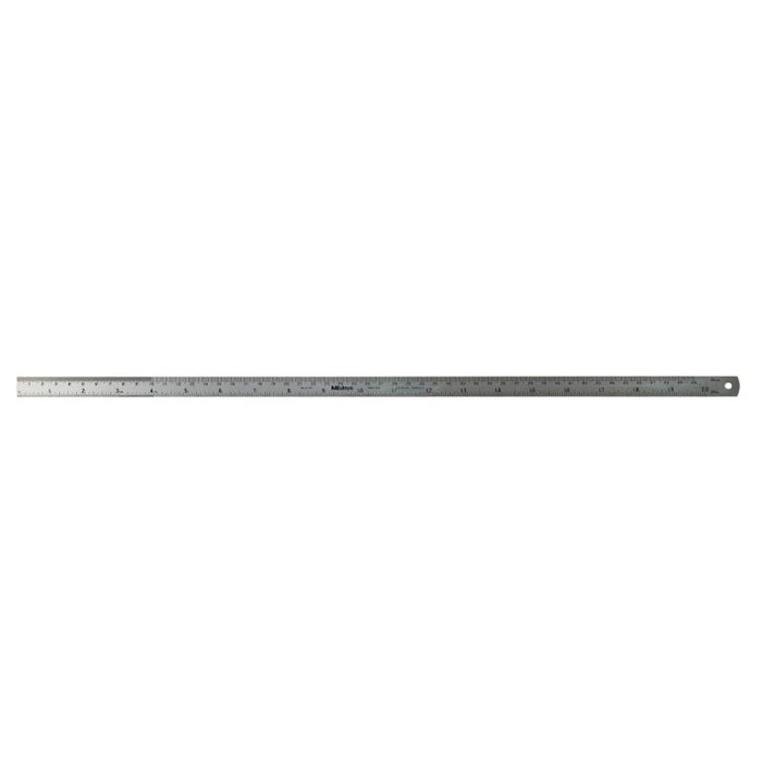 Mitutoyo 182-307 Semi-Flexible Steel Rule, Size 20" x 500mm