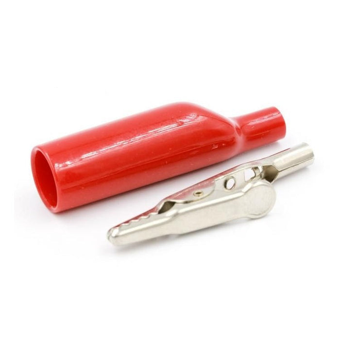 Pomona 2240-2 : Alligator Clip With Banana Jack (Red) - 10/Pkg