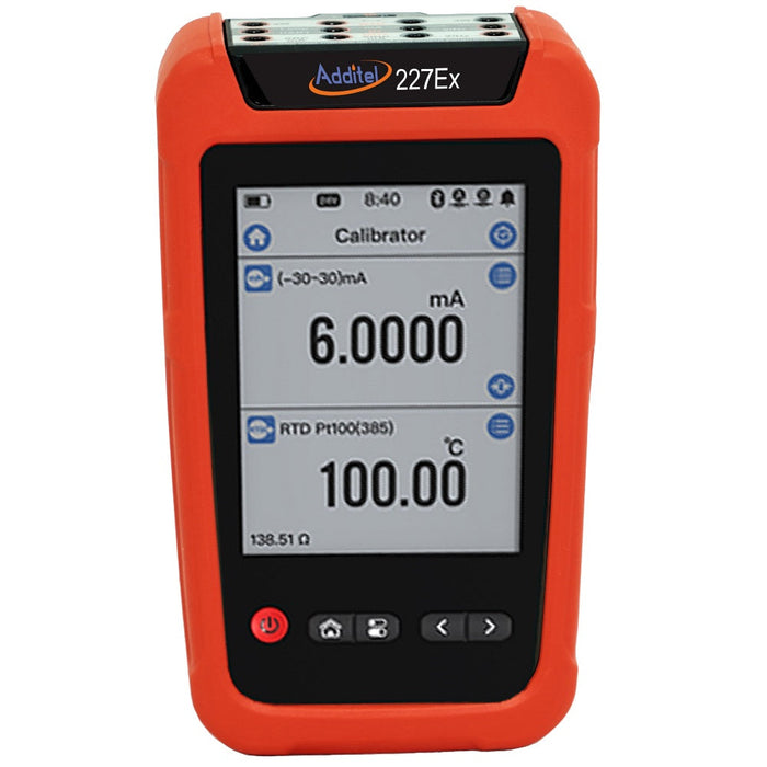 Additel ADT227Ex : Documenting Multifunction Process Calibrator (Intrinsically safe)