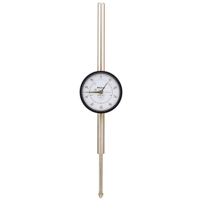 Mitutoyo 2424S-19 : Dial Indicator 2" 0-100 Dial Lug Back