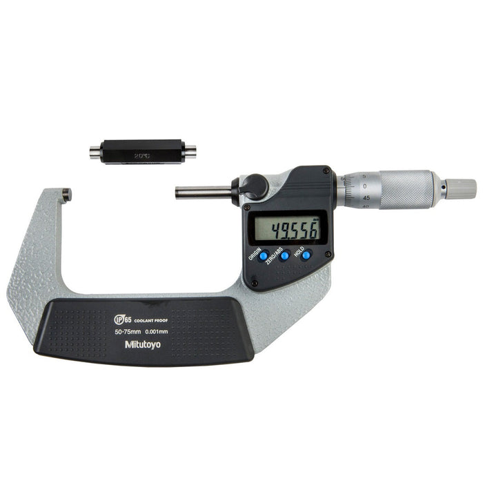 Mitutoyo 293-242-30 : Digimatic Micrometer 50-75mm IP65 Ratchet Stop-No SPC