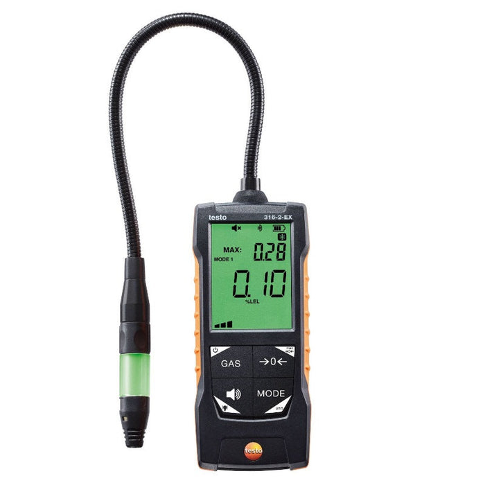 Testo 316-2-EX Multi-Purpose Gas Leak Detector With Explosion Protection (ATEX)