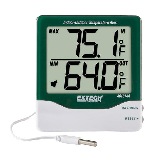 Extech 401014A: Big Digit Indoor/Outdoor Temperature Alert - Anaum - Test and Measurement