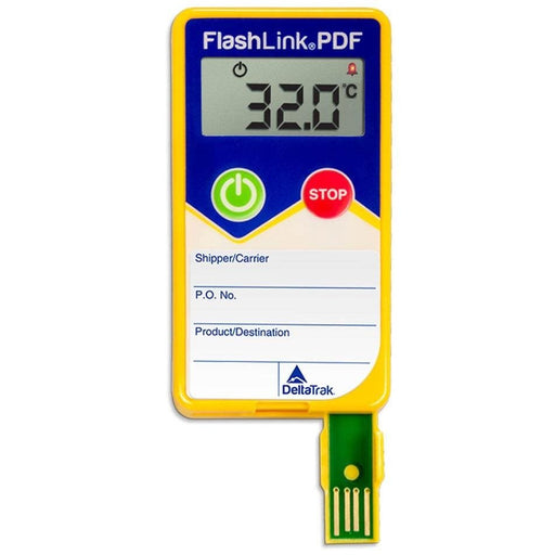 DeltaTrak 404X1: FlashLink PDF In-Transit Data Logger, °C - Anaum - Test and Measurement