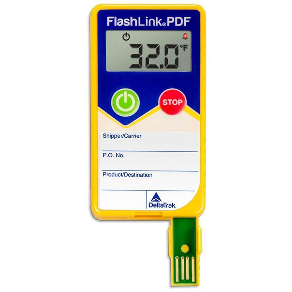 DeltaTrak 40421 FlashLink Single Use Temperature Data Logger, 5 Days (°C)