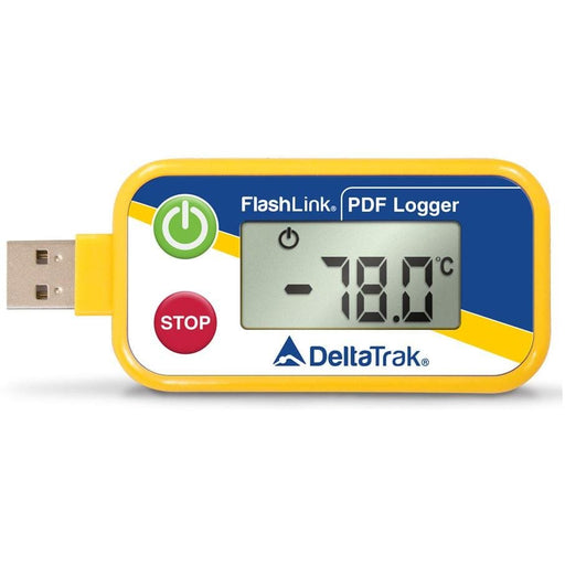 DeltaTrak 4053X: FlashLink USB PDF -80°C In-Transit Logger - Anaum - Test and Measurement