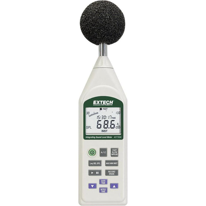 Extech 407780A: Integrating Sound Level Datalogger with USB - Anaum - Test and Measurement