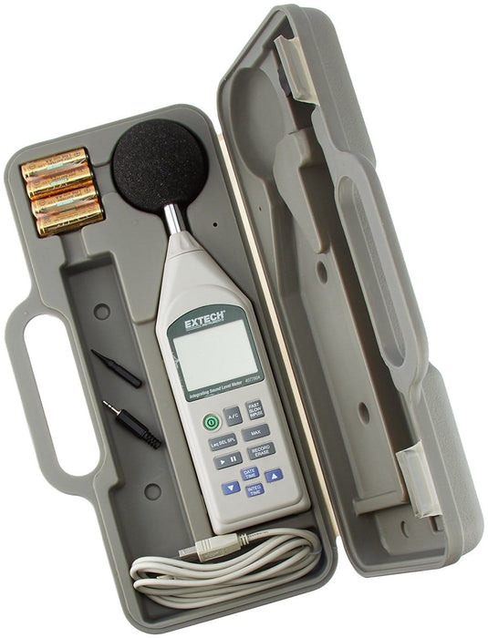 Extech 407780A: Integrating Sound Level Datalogger with USB - Anaum - Test and Measurement