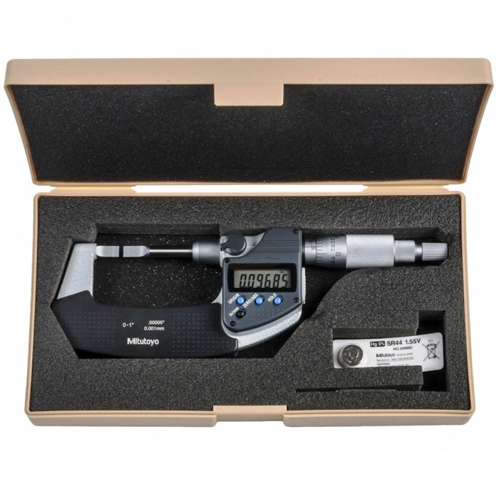 Mitutoyo 422-330-30 : Digimatic Blade Micrometer 0-1"/ 25.4mm