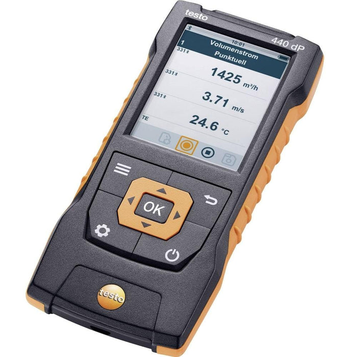 Testo 440 dP : Air Velocity and IAQ Measuring Instrument