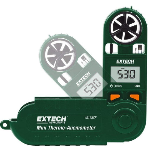 Extech 45168CP: Mini Thermo-Anemometer with Built-in Compass - Anaum - Test and Measurement