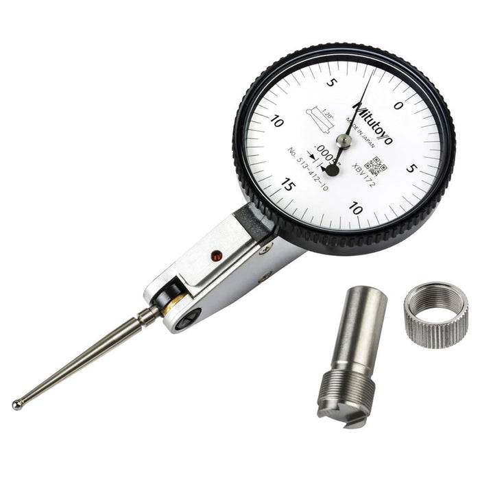 Mitutoyo 513-412-10E Horizontal Basic Set Dial Test Indicator, Range 0-0.03"