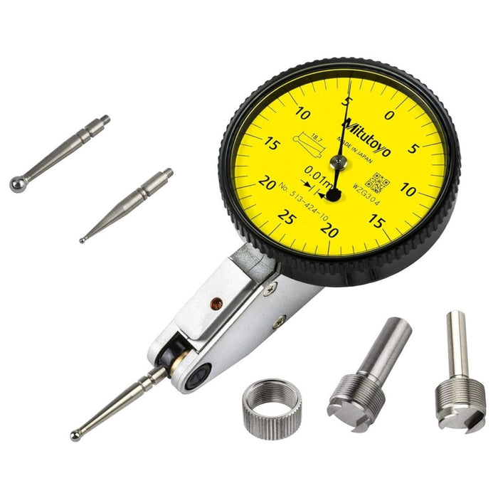 Mitutoyo 513-424-10A Dial Test Indicator Set, Range 0.5mm