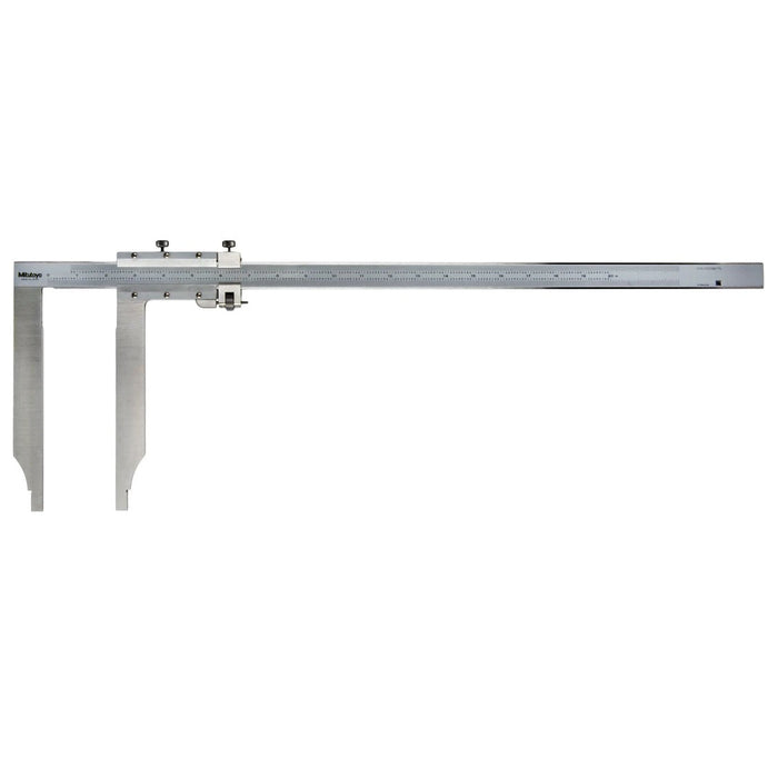 Mitutoyo 534-106 Long Jaw Vernier Caliper, Range 0-500mm/0-20"