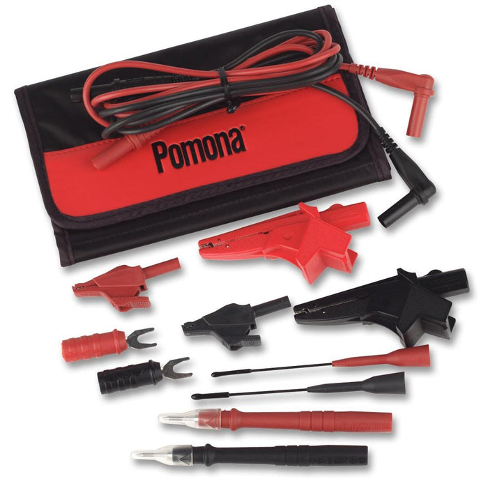 Pomona 5673B : Electrical DMM Test Lead Kit For Most Hand-Held Meters