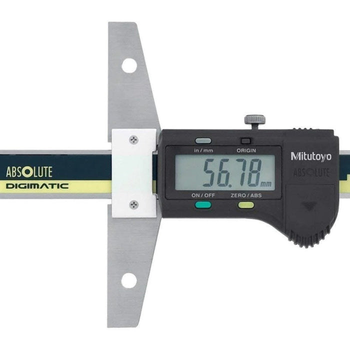 Mitutoyo 571-213-30 Absolute Digimatic Depth Gage, Range 0-12″/300mm