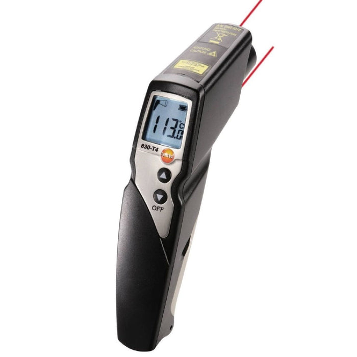 Testo 830-T4 Infrared thermometer, 2-Point Laser, 30:1 Optics