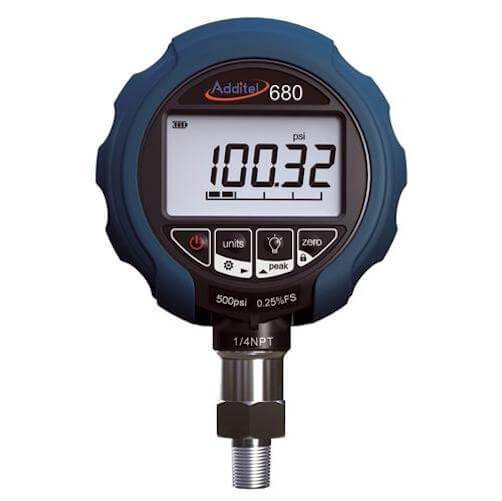 Additel ADT680-GP1K: Digital Pressure Gauge - 1000psi (70bar) - Anaum - Test and Measurement