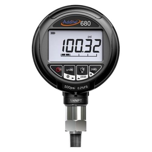 Additel ADT680-GP1K: Digital Pressure Gauge - 1000psi (70bar) - Anaum - Test and Measurement