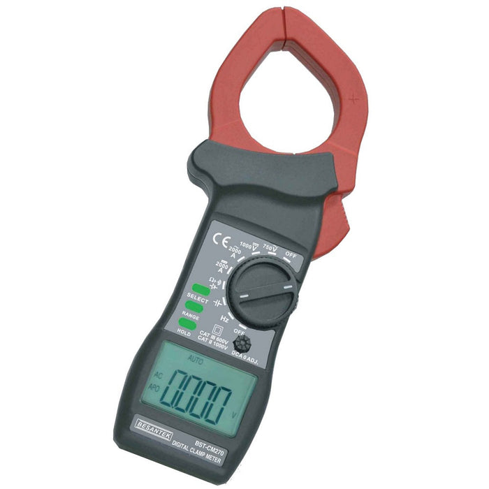 Besantek BST-CM270 2000A True RMS AC/DC Clamp Meter