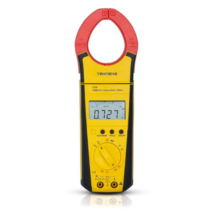 Tekneka C326 TRMS AC Clamp Meter 1000A