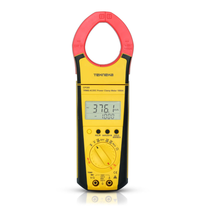 Tekneka CP355 TRMS AC/DC Power Clamp Meter