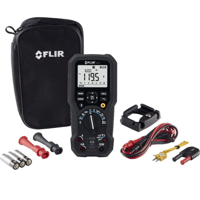 FLIR DM91: TRMS Multimeter with Datalogging (Wireless)