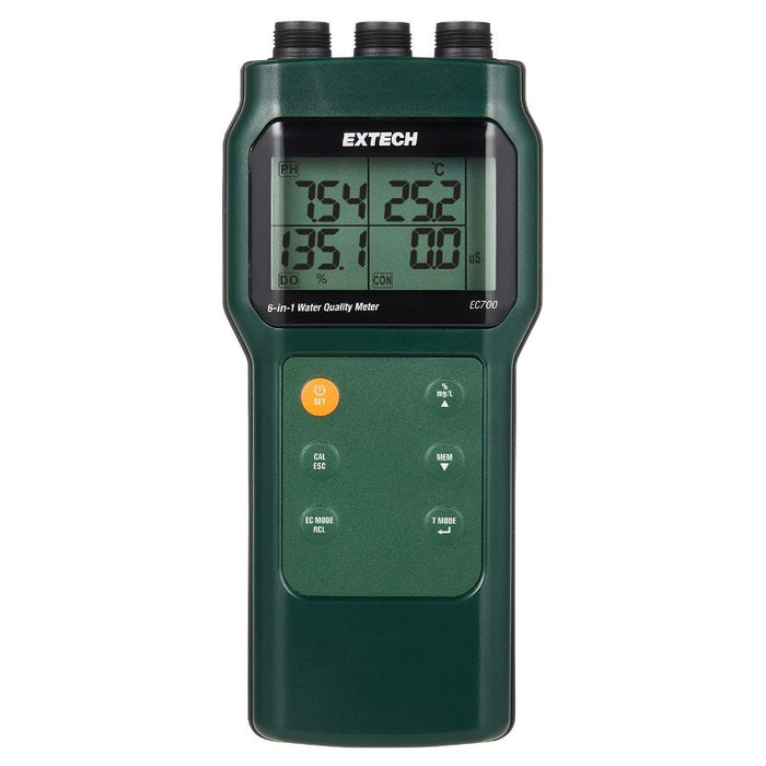 Extech EC700 6-in-1 Water Quality Meter with 3 Probes