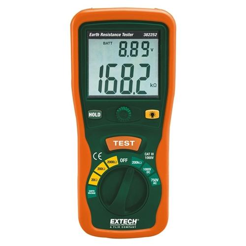 Extech 382252 Earth Ground Resistance Tester Kit
