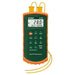 Extech 421502: Type J/K, Dual Input Thermometer with Alarm - Anaum - Test and Measurement