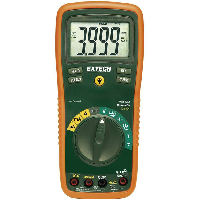 Extech EX430A: 11 Function True RMS Professional MultiMeter