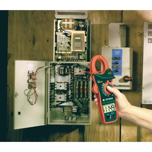 Extech EX810: 1000A AC Clamp Meter with IR Thermometer