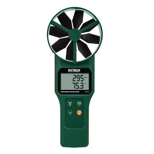 Extech AN310: Large Vane CFM/CMM Anemometer/Psychrometer - Anaum - Test and Measurement