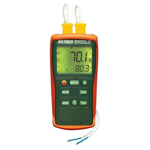 Extech EA10: EasyView Dual Input Thermometers