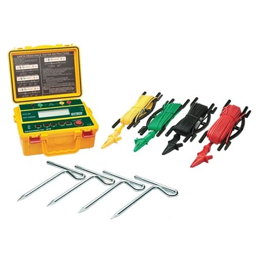 Extech GRT300: 4-Wire Earth Ground Resistance Tester Kit