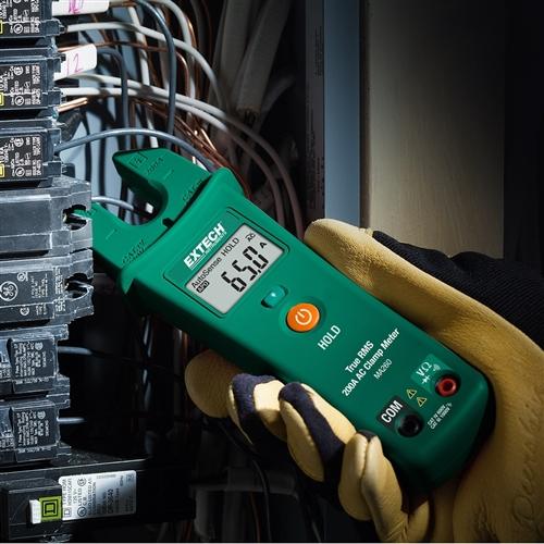 Extech MA260: True RMS 200A AC Open Jaw Clamp Meter