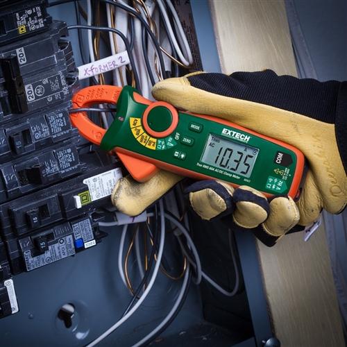 Extech MA63: 60A True RMS AC/DC Clamp Meter + NCV