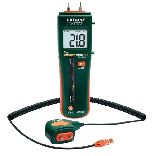 Extech MO265: Combination Pin/Pinless Moisture Meter