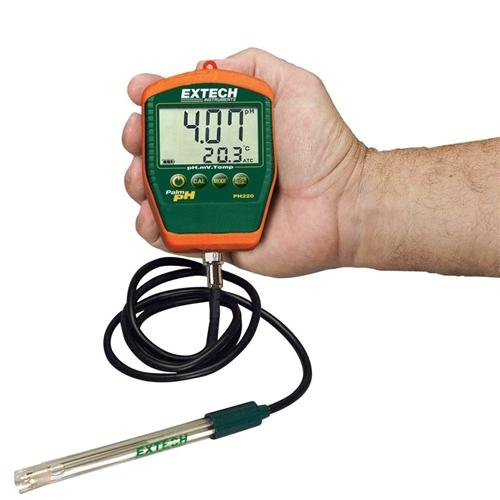 Extech PH220-C: Waterproof Palm pH Meter with Temperature